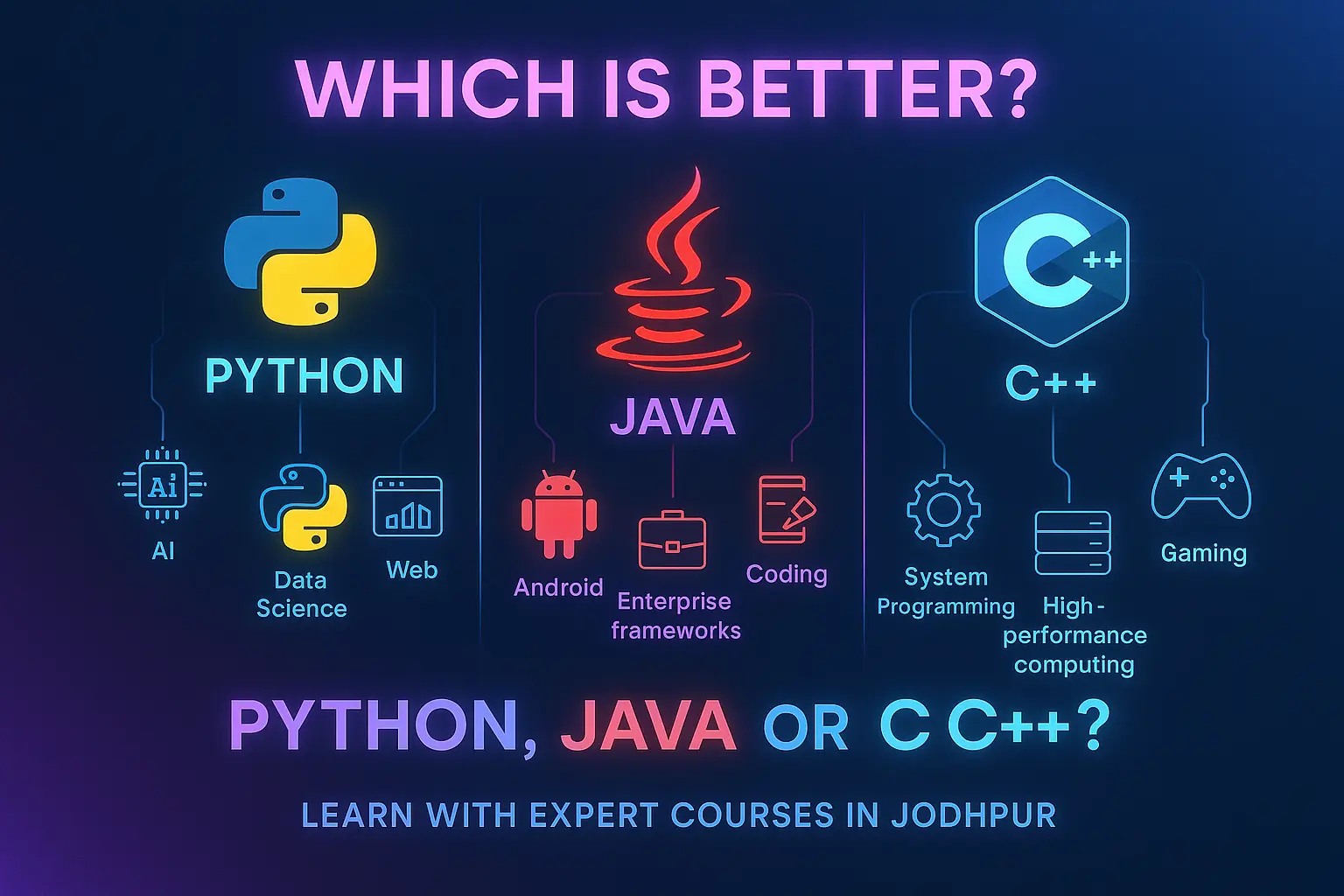 Which is Better: Python, Java, or C++? - Techfly